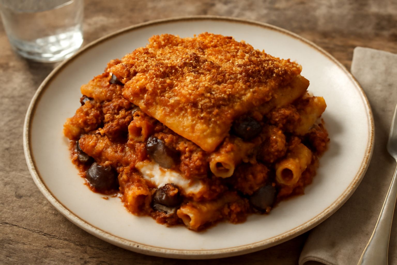 Pasta al forno siracusana