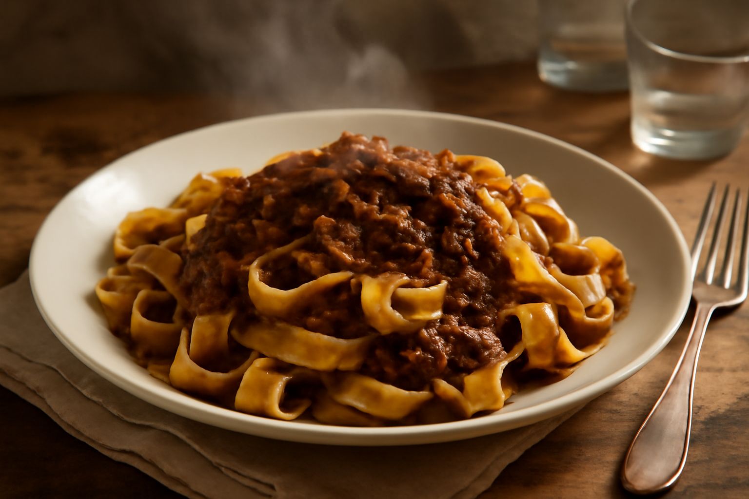 Pasta al ragù di anatra