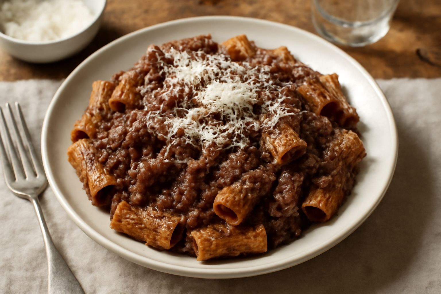 Pasta al ragù di cervo