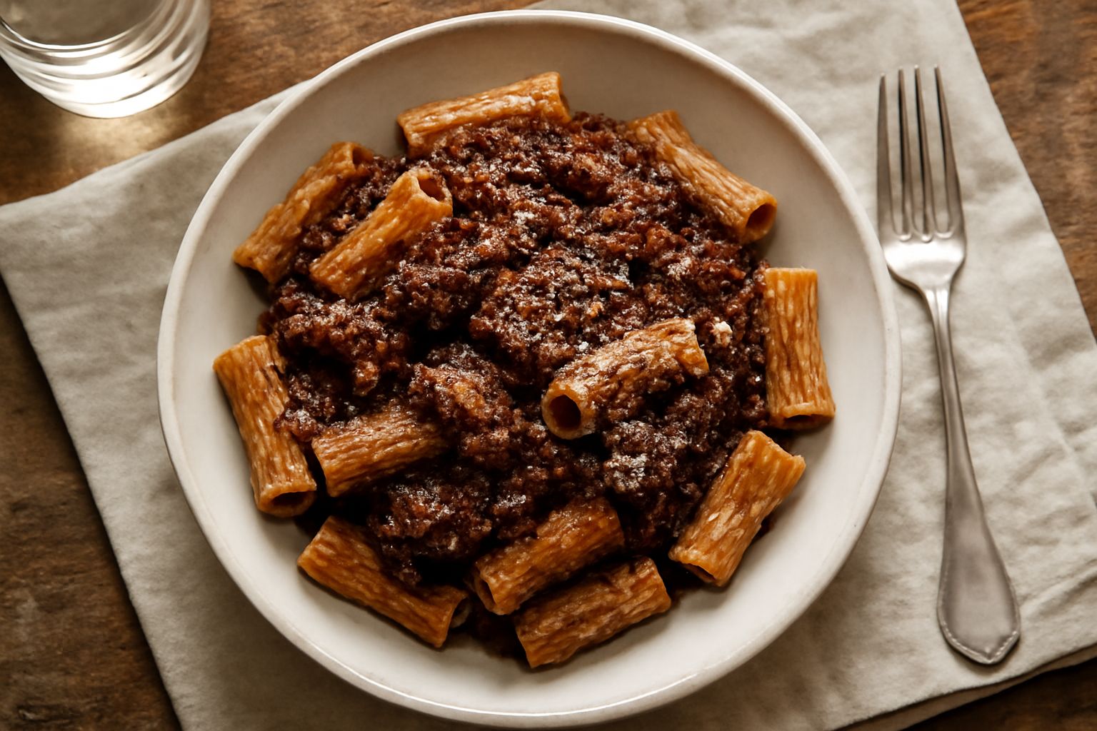 Pasta al Ragù modicano