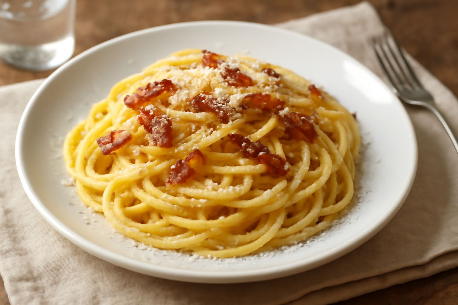 Pasta alla carbonara aquilana