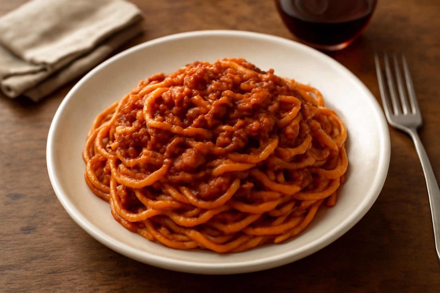 Pasta alla chitarra con ragù