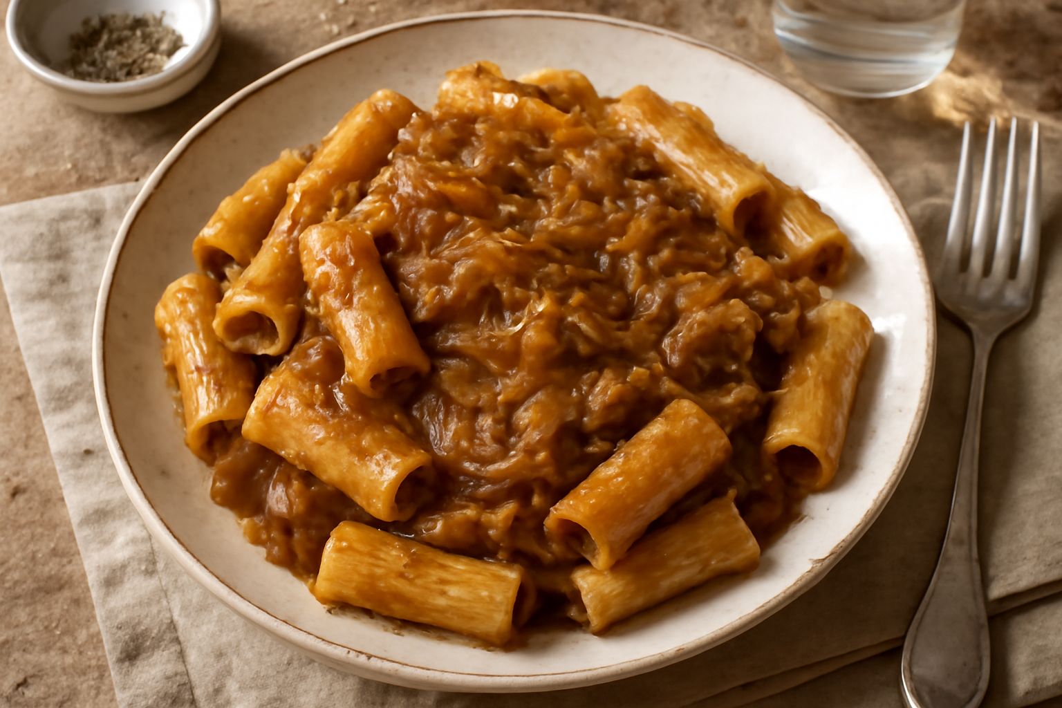 Pasta alla genovese