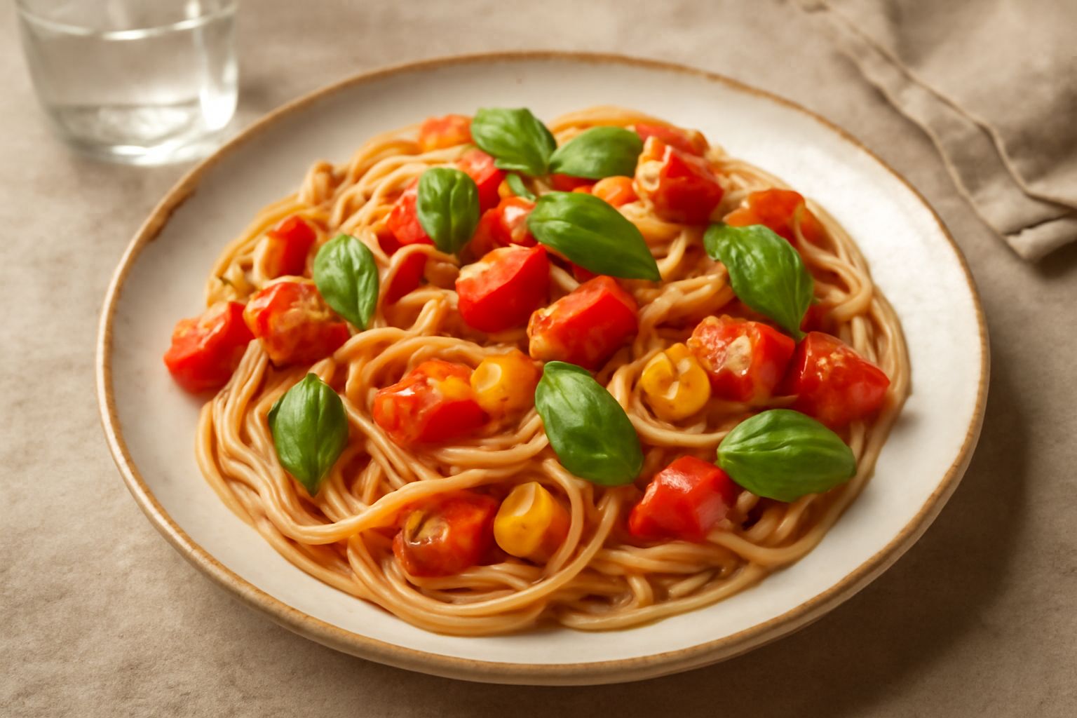Pasta alla trapanese povera