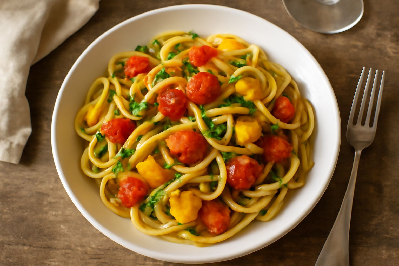 Pasta alle verdure di stagione