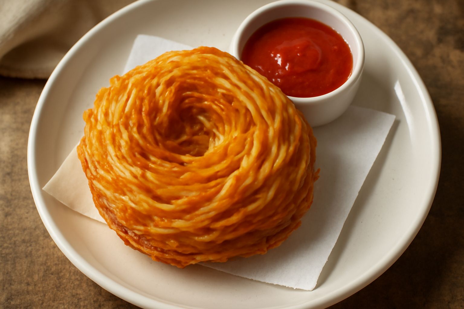 Pasta all'uovo avanzata fritta