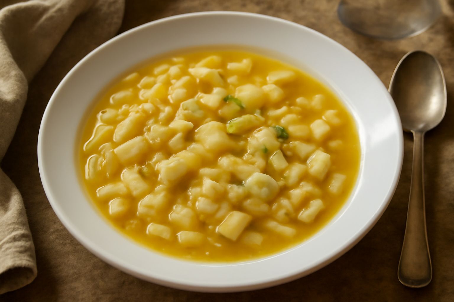 Pasta ca brodu di cardunu