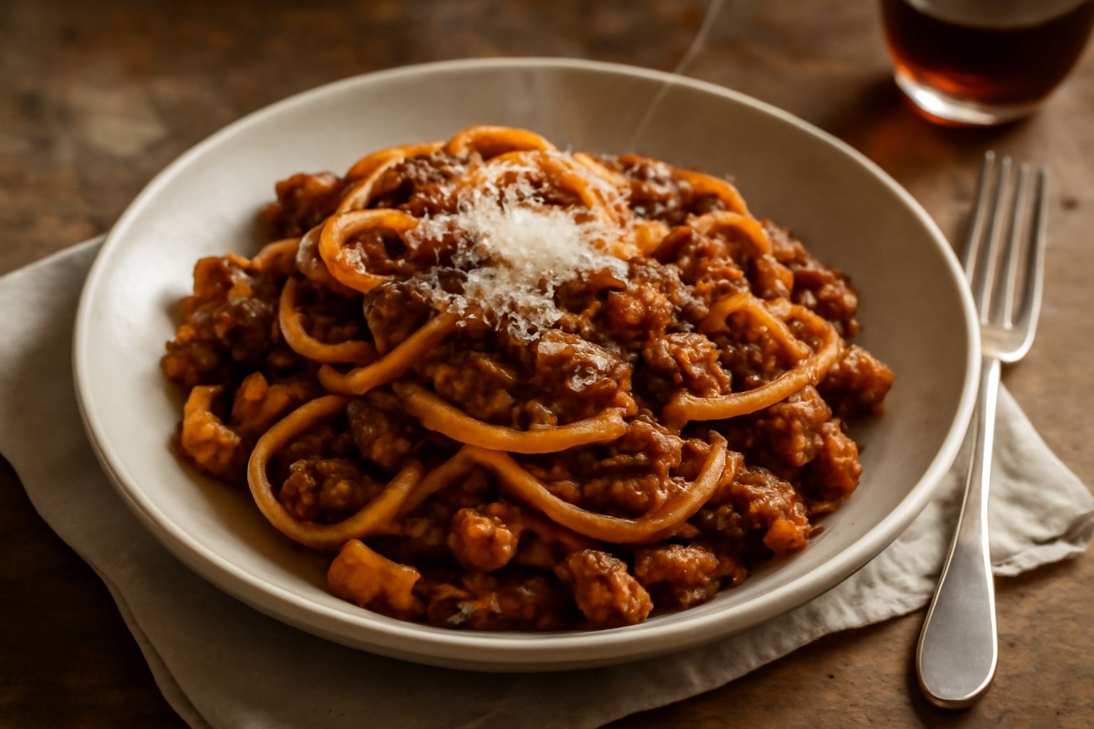 Pasta ca' la carne