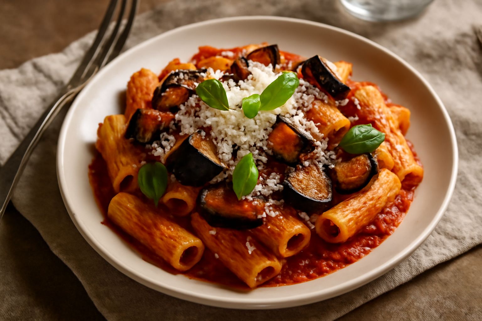 Pasta ca la norma