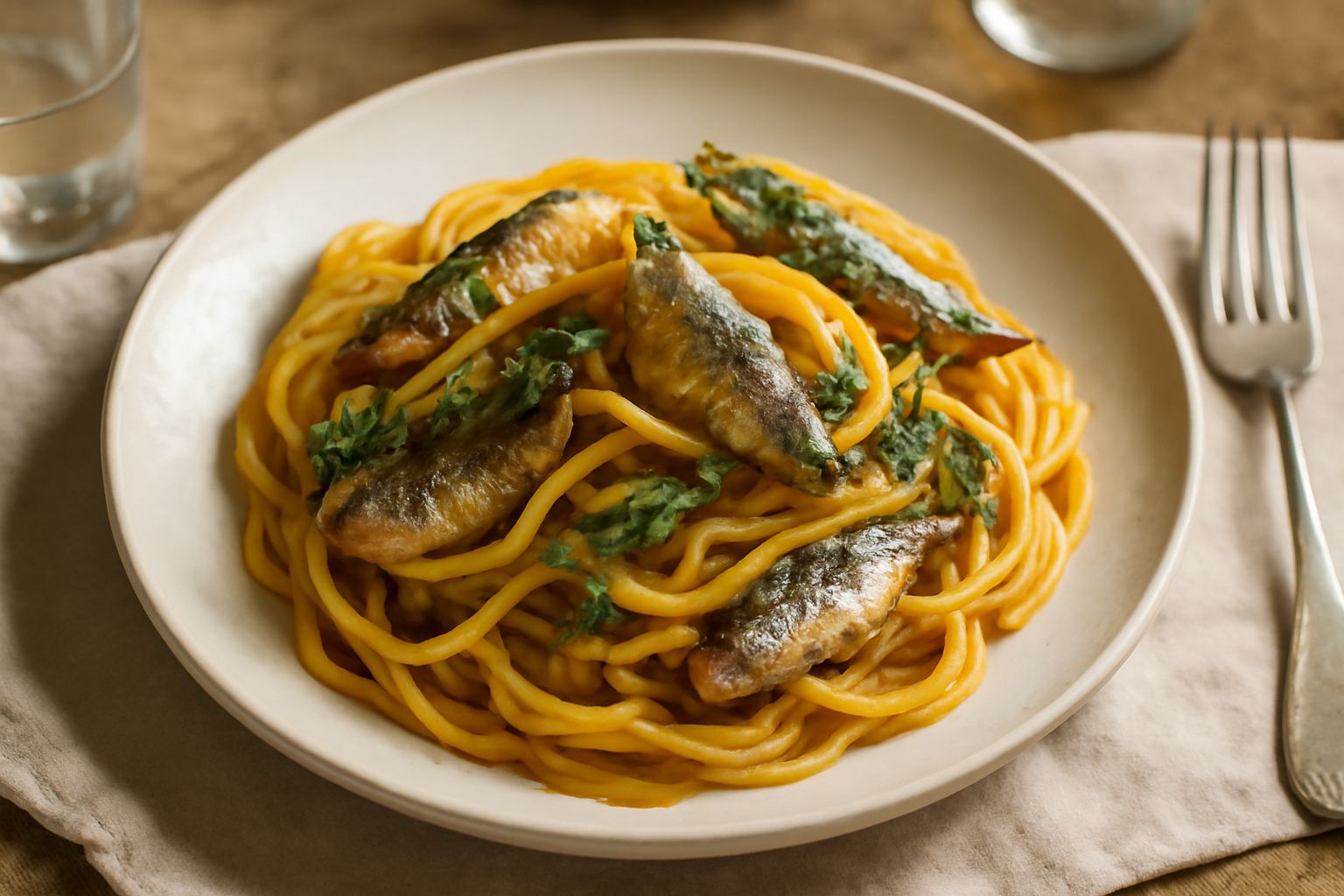 Pasta ca la sardela