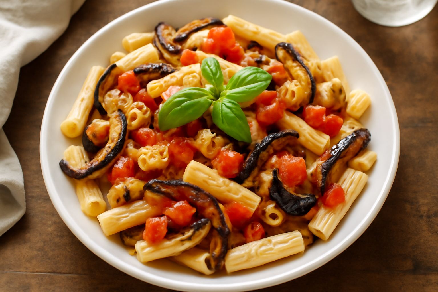 Pasta ca' le melanzane