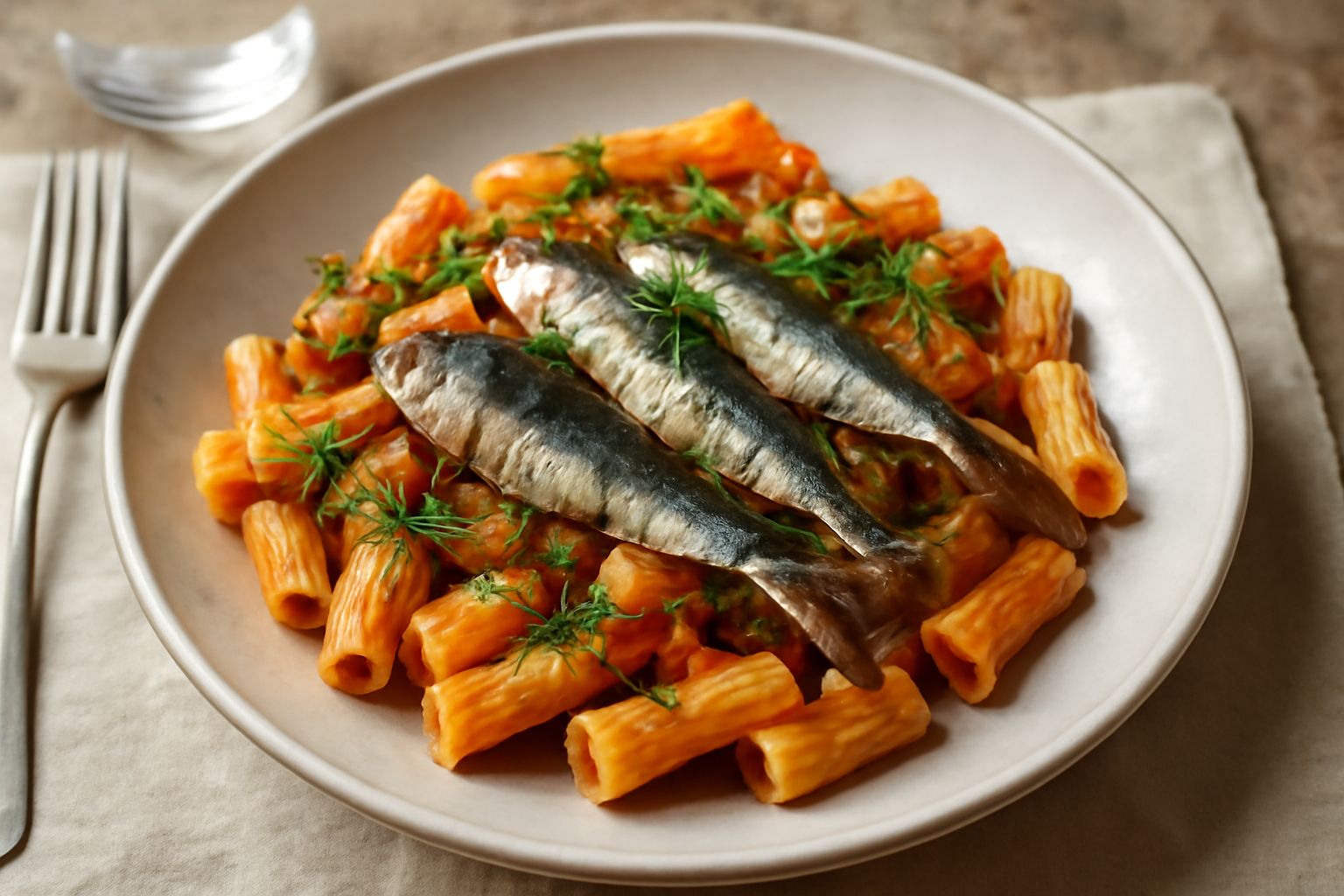 Pasta ca' le sarde povera