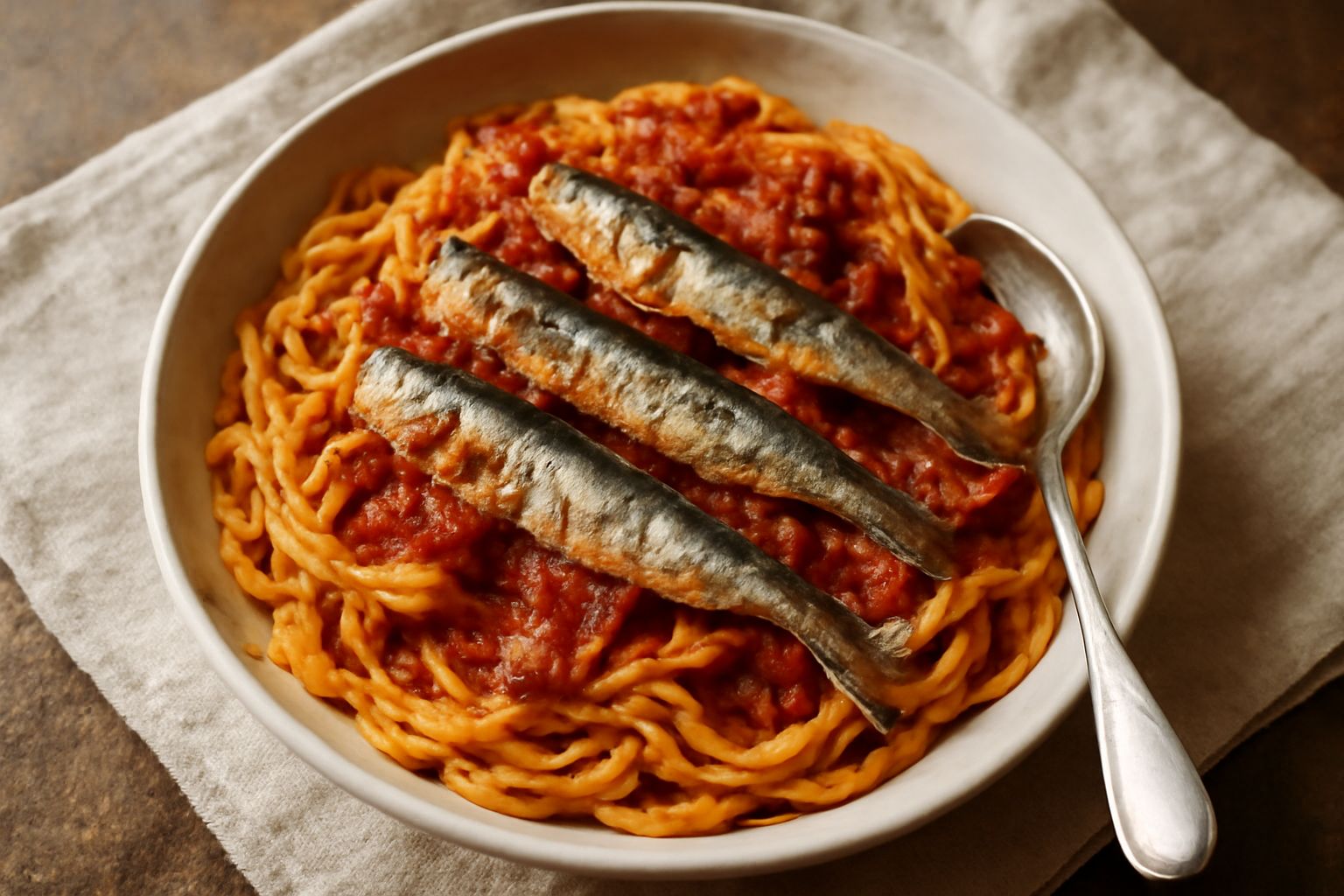 Pasta ca' li sardigna