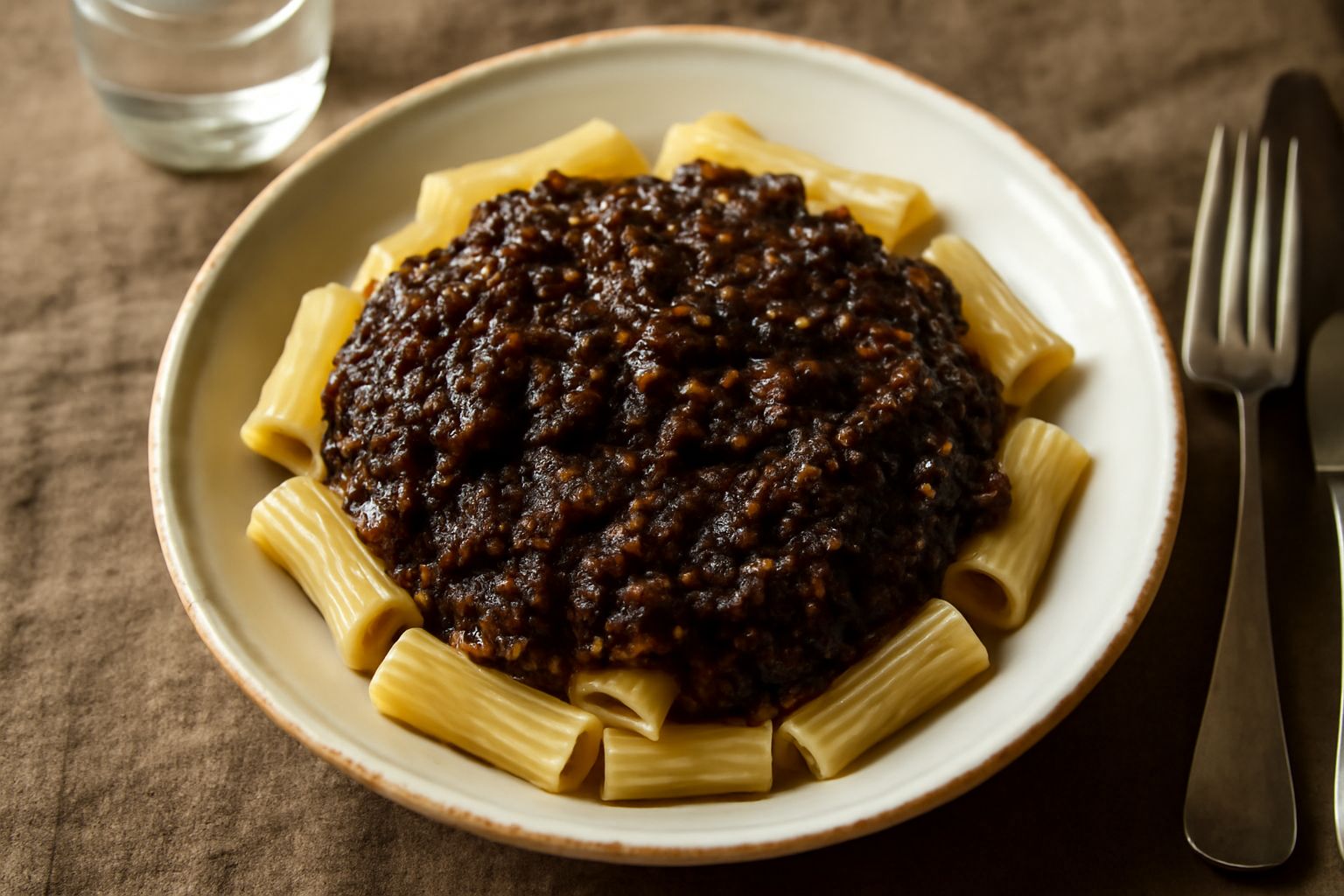 Pasta ca' ragu' di scarti