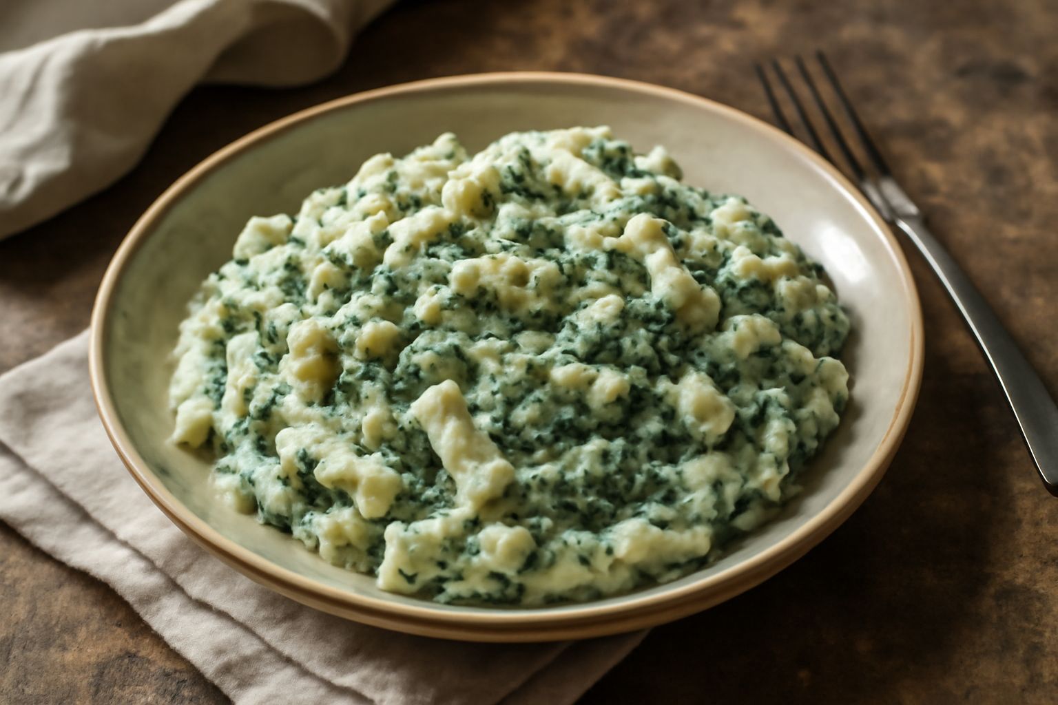 Pasta ca' ricotta e spinaci