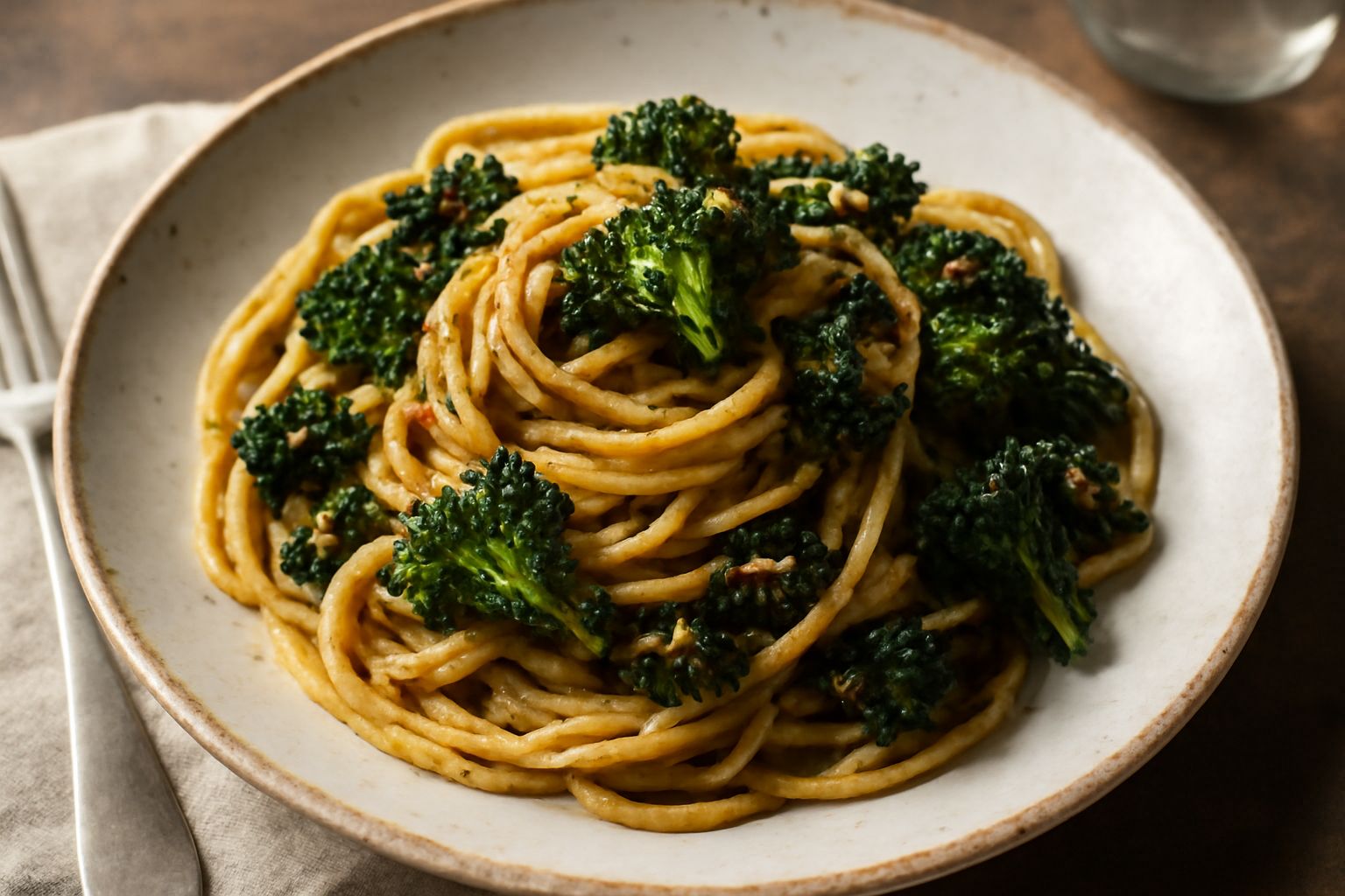 Pasta chi' vruocculi arriminati