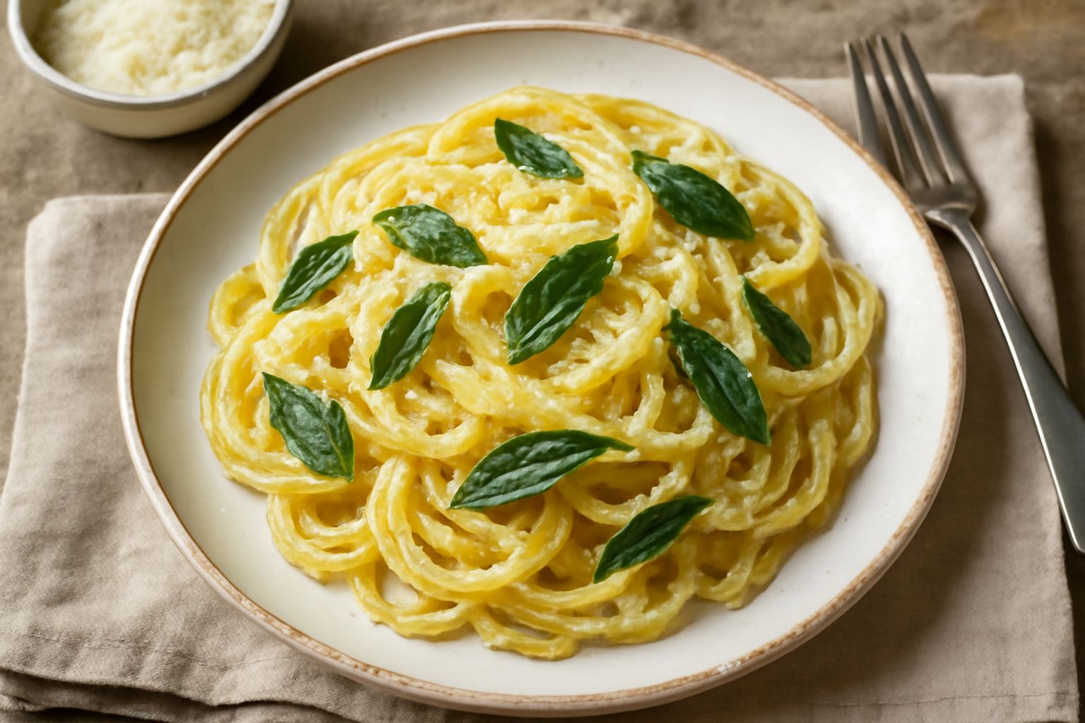 Pasta con burro e salvia