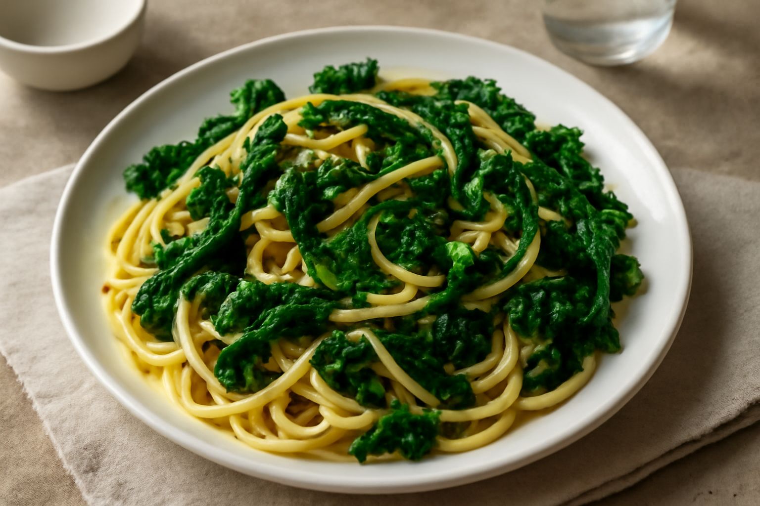 Pasta con foglie di rapa