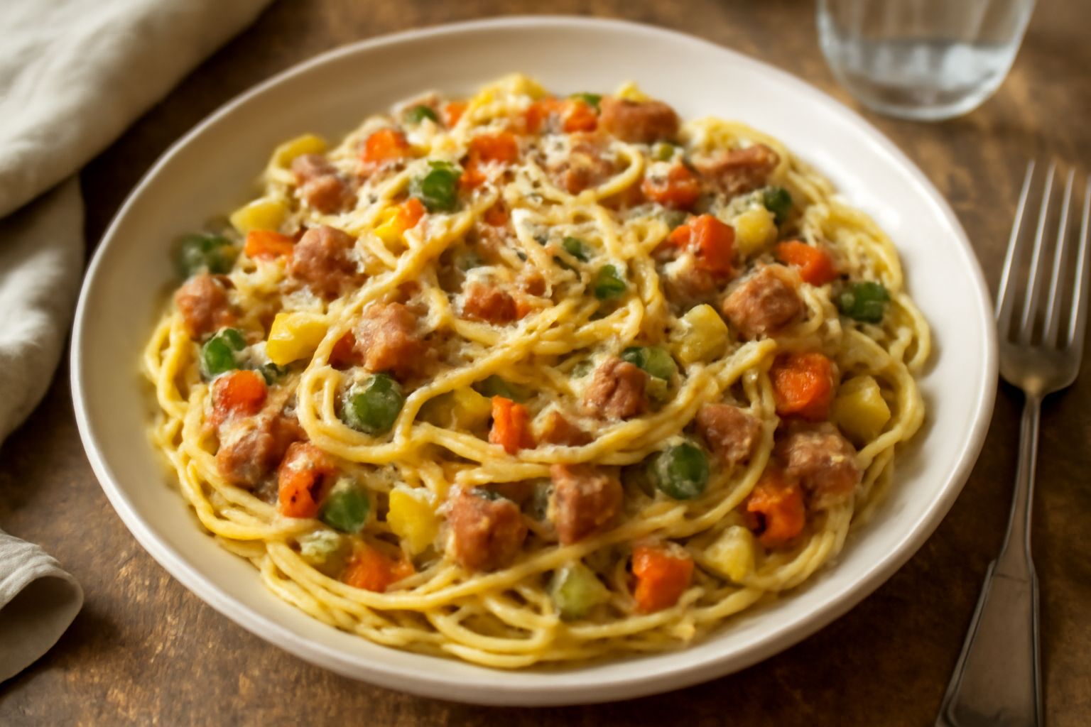 Pasta con gli avanzi