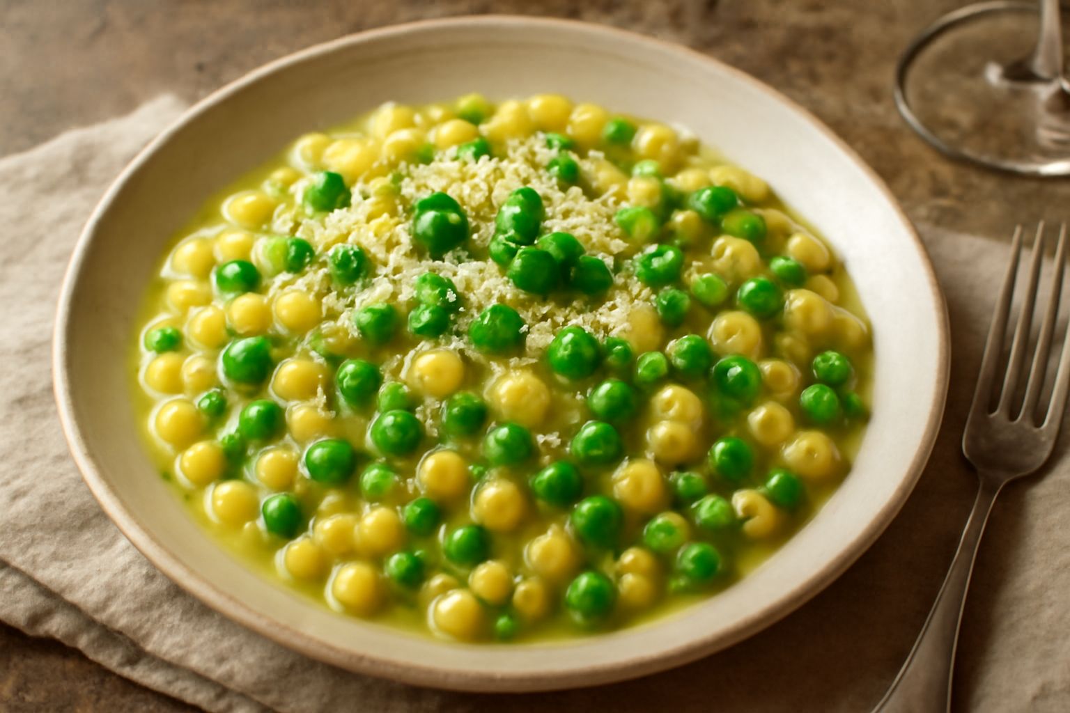 Pasta con i piselli