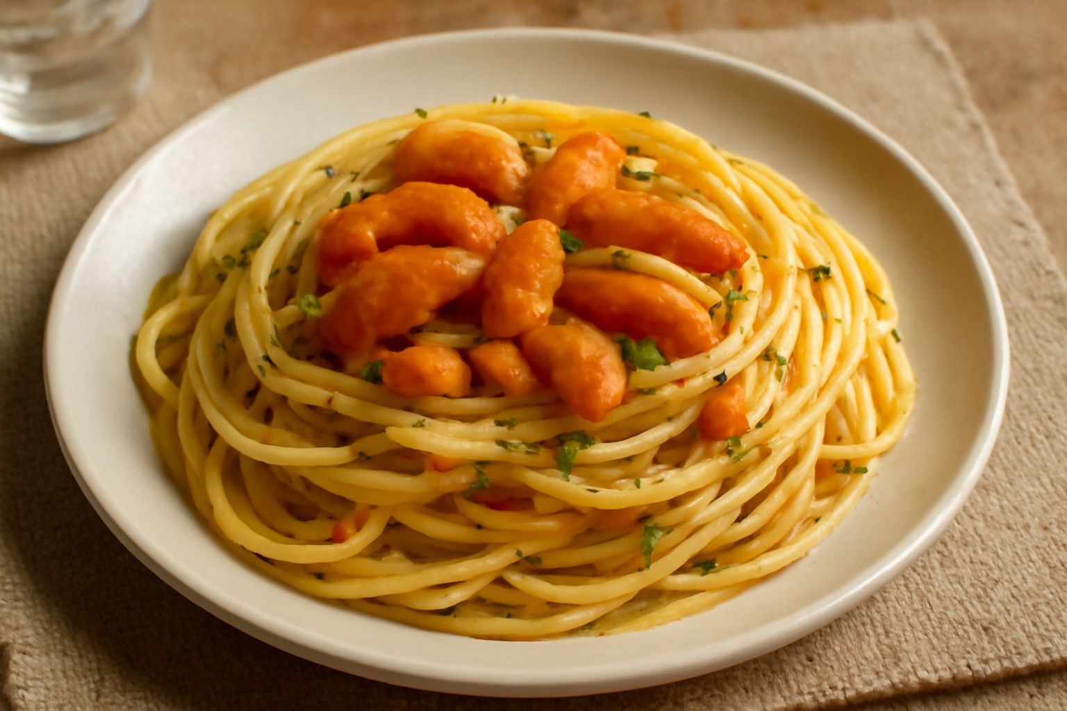 Pasta con i ricci di mare