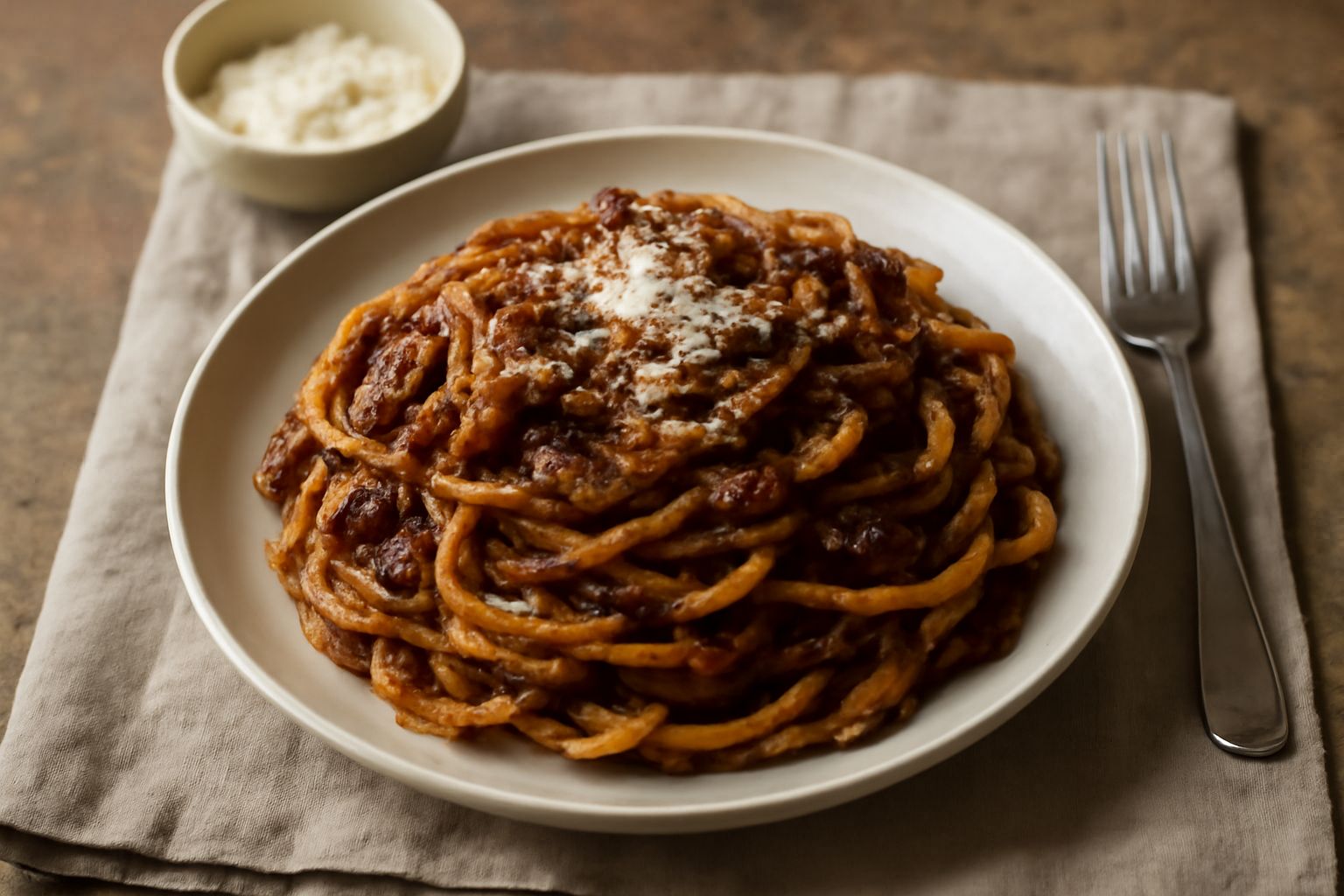 Pasta con il ragù