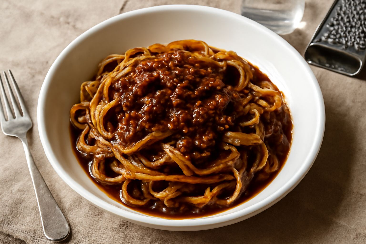 Pasta con il ragù di carne
