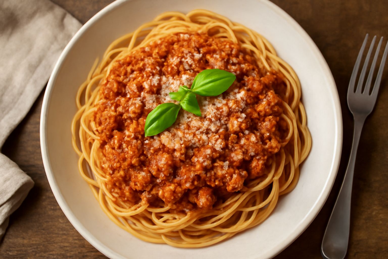 Pasta con il ragù di pollame