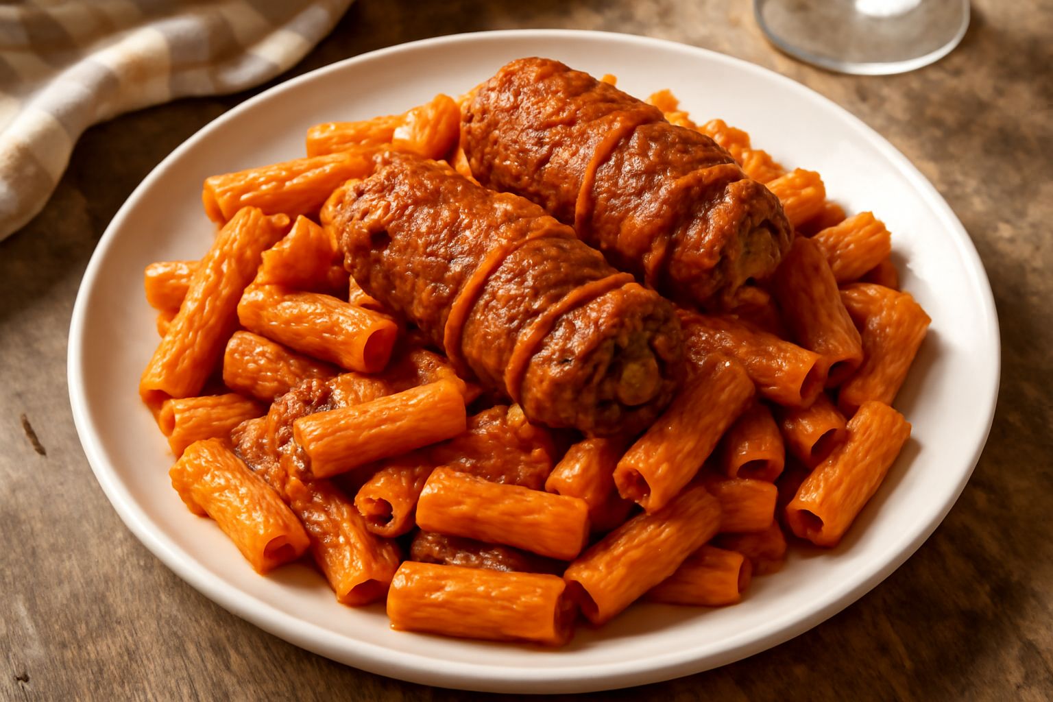 Pasta con il sugo di braciole
