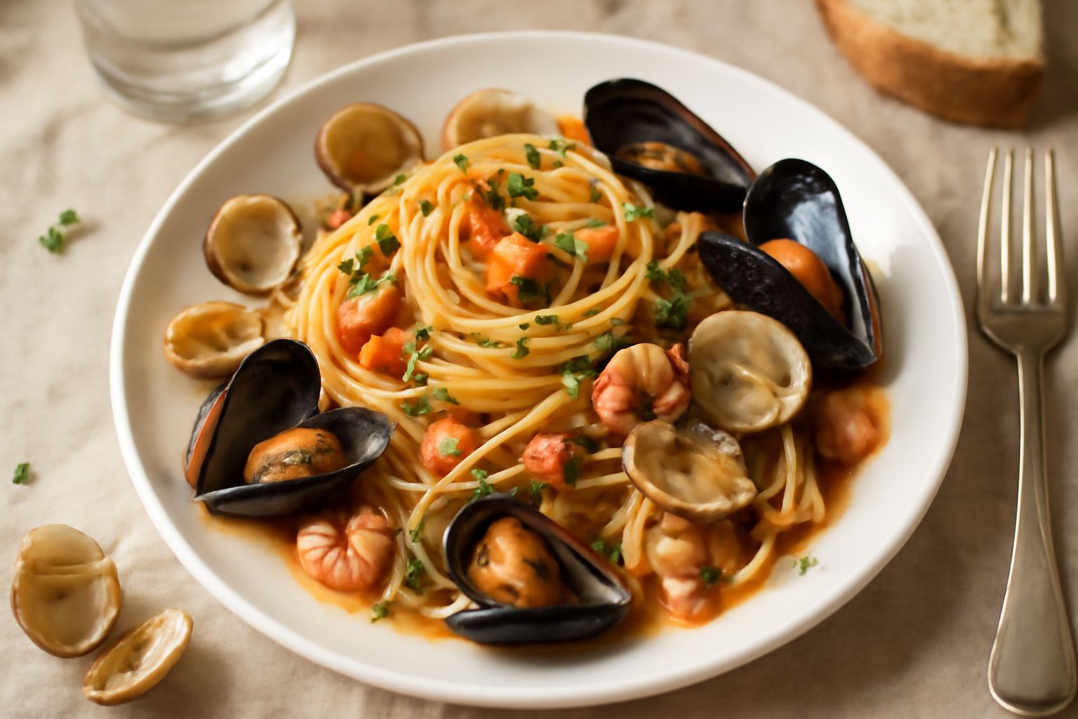 Pasta con il sugo di mare