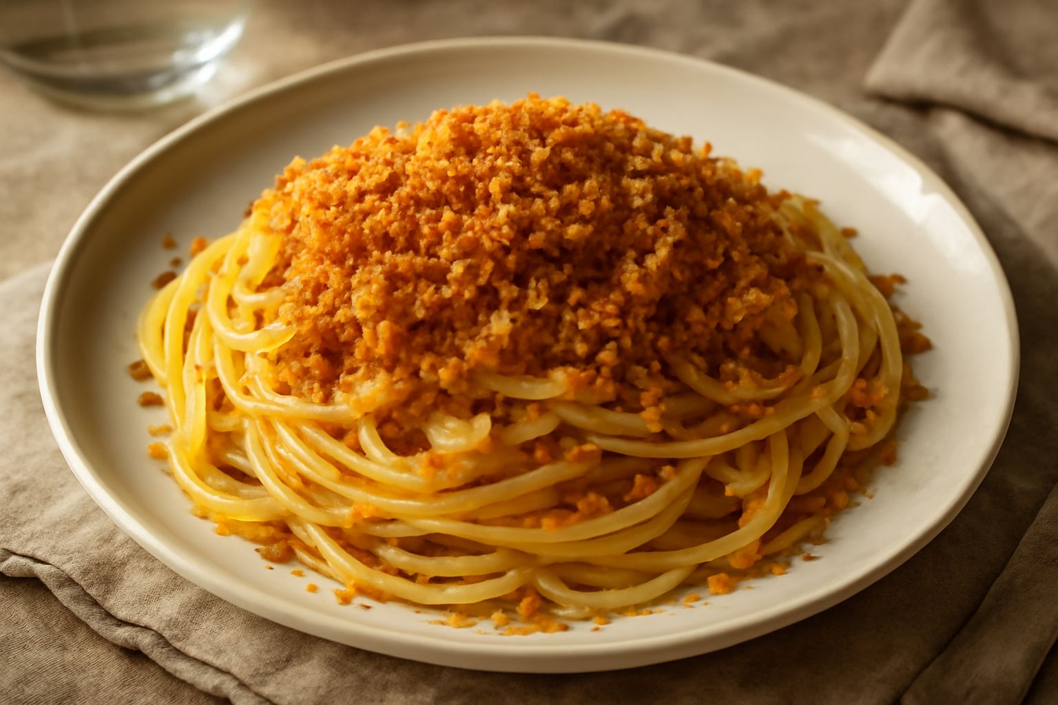 Pasta con la mollica