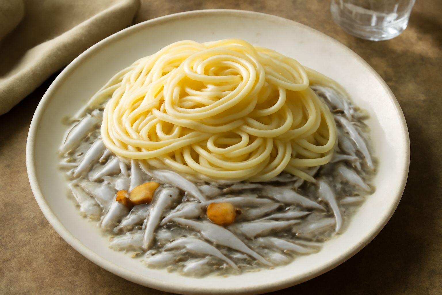 Pasta con la neonata