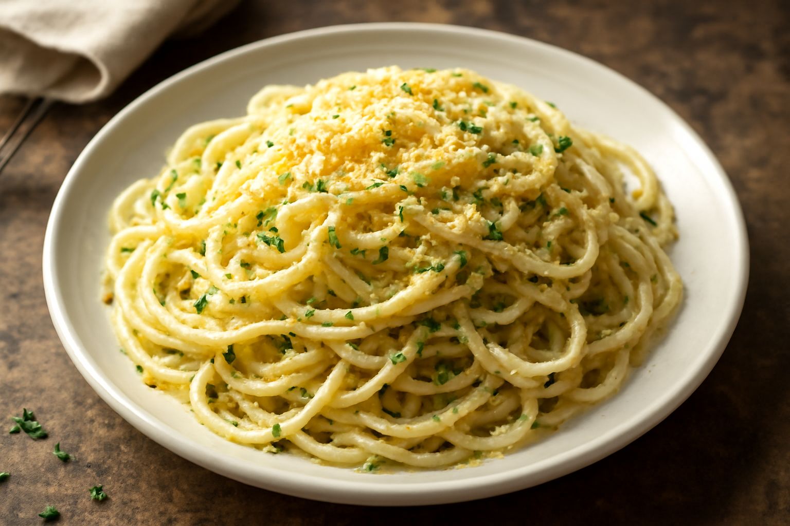 Pasta con la ricotta salata