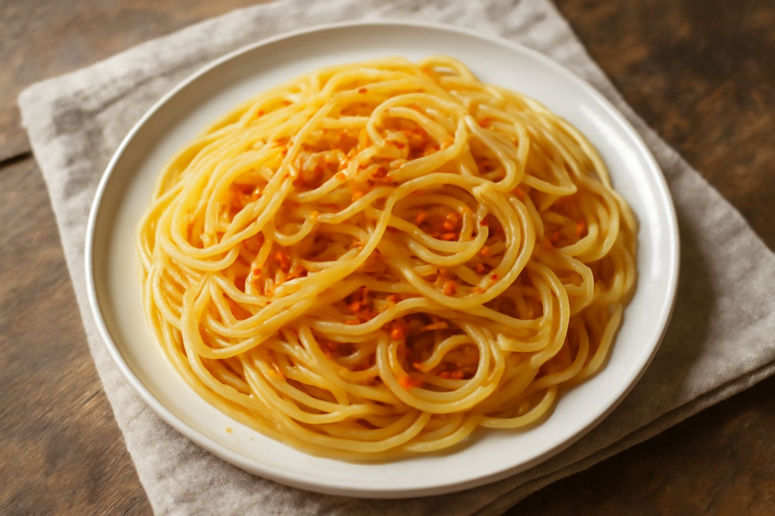 Pasta con l'aglio e l'olio