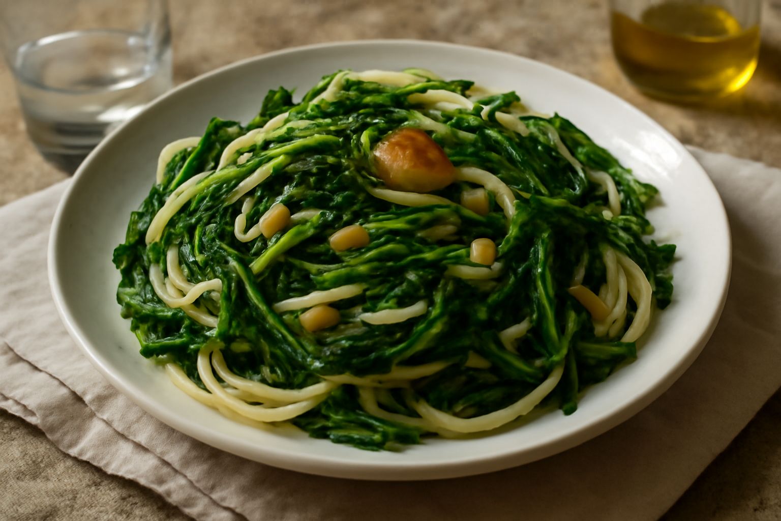 Pasta con le bruscandole