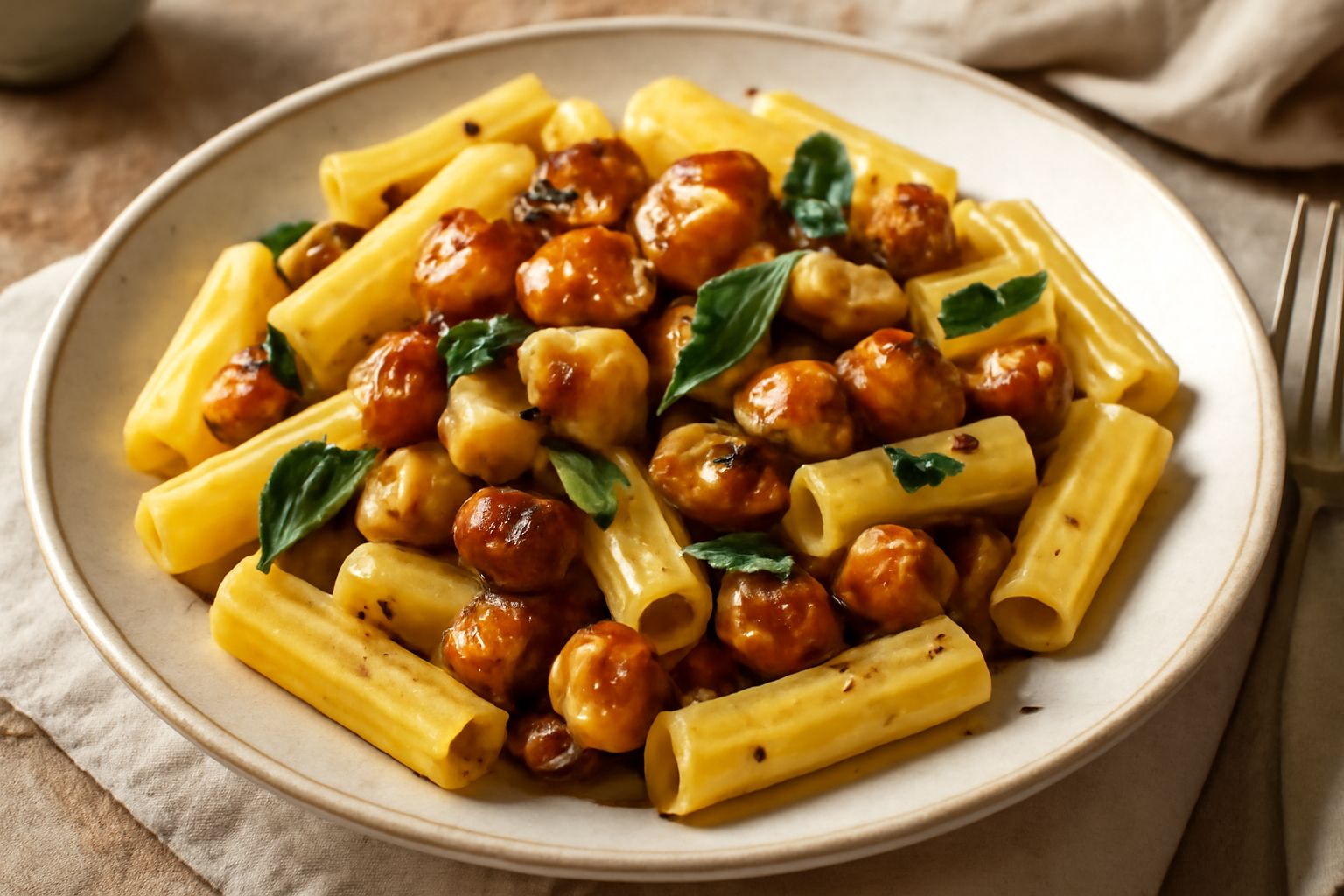 Pasta con le castagne