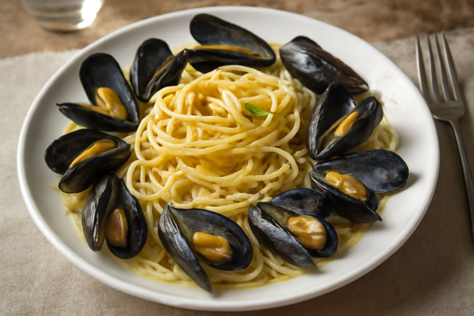 Pasta con le cozze