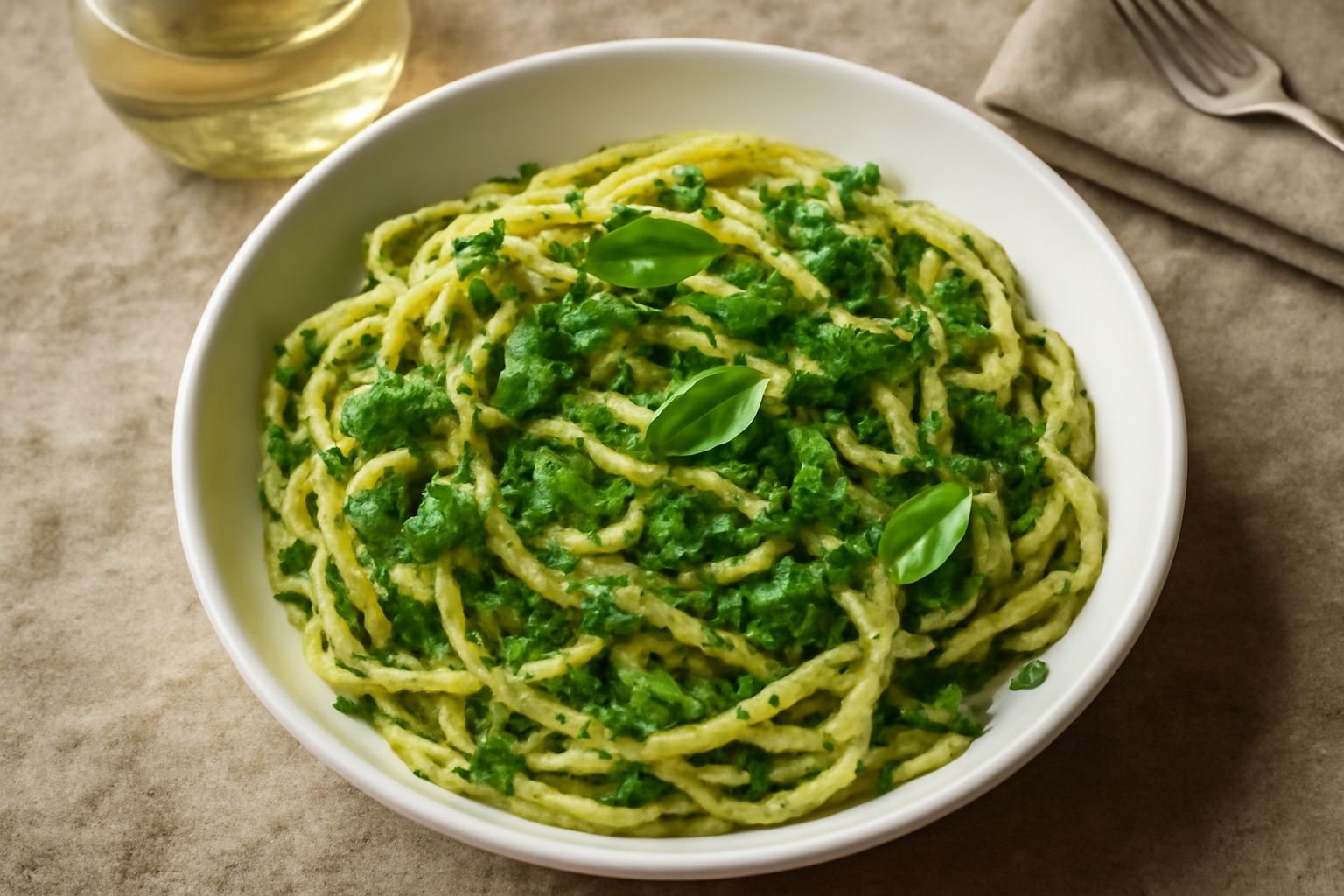 Pasta con le erbe