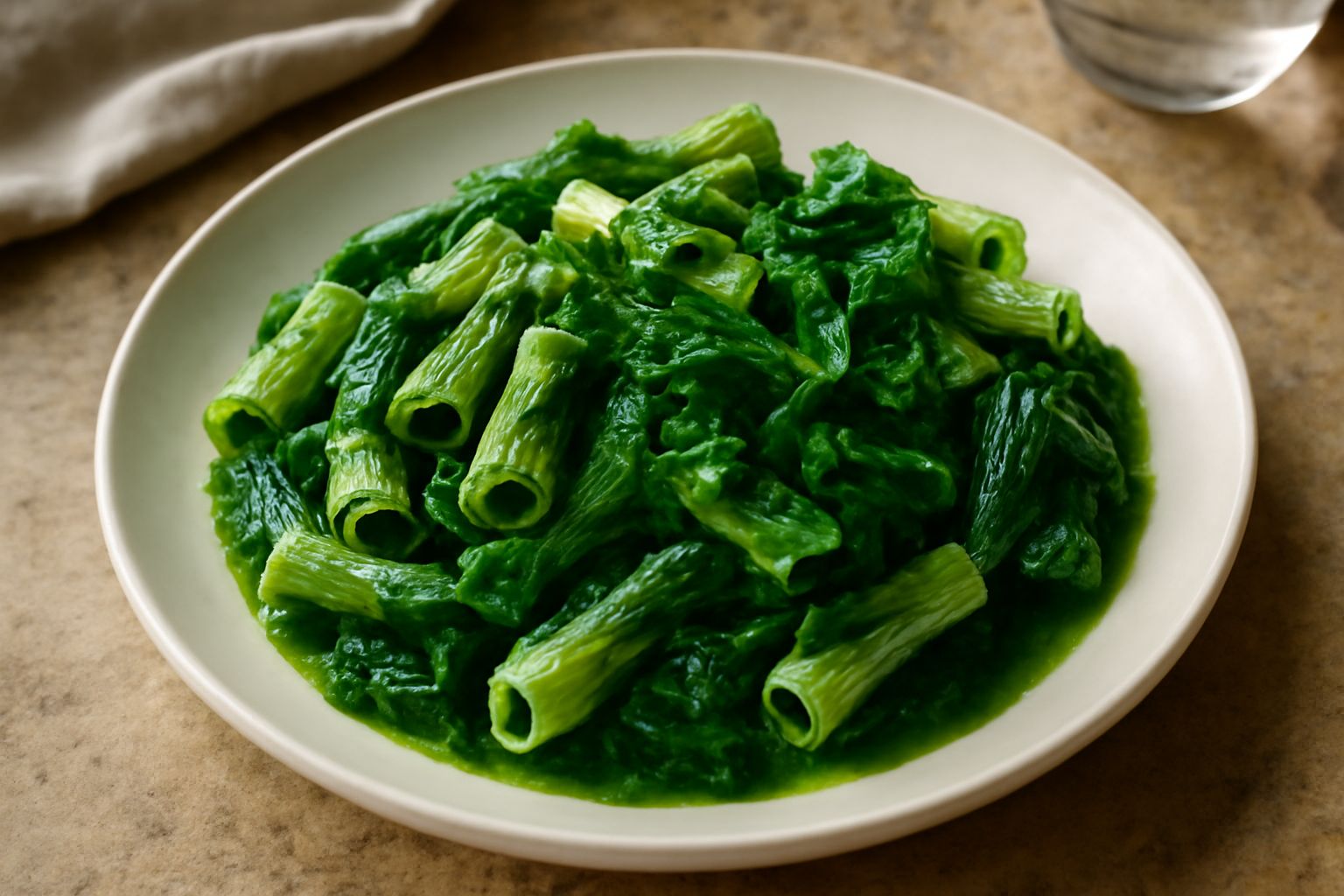 Pasta con le erbe selvatiche