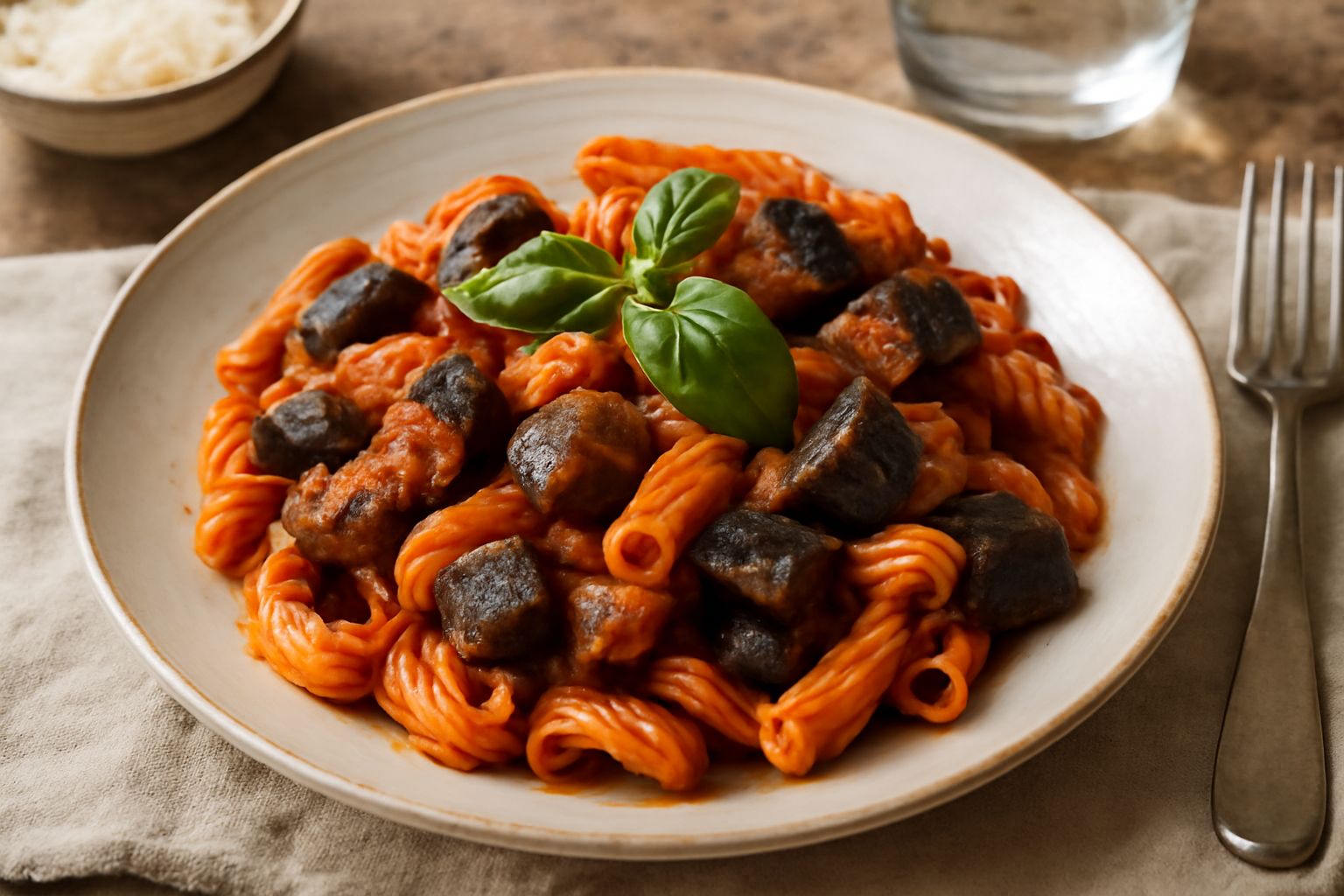 Pasta con le melanzane