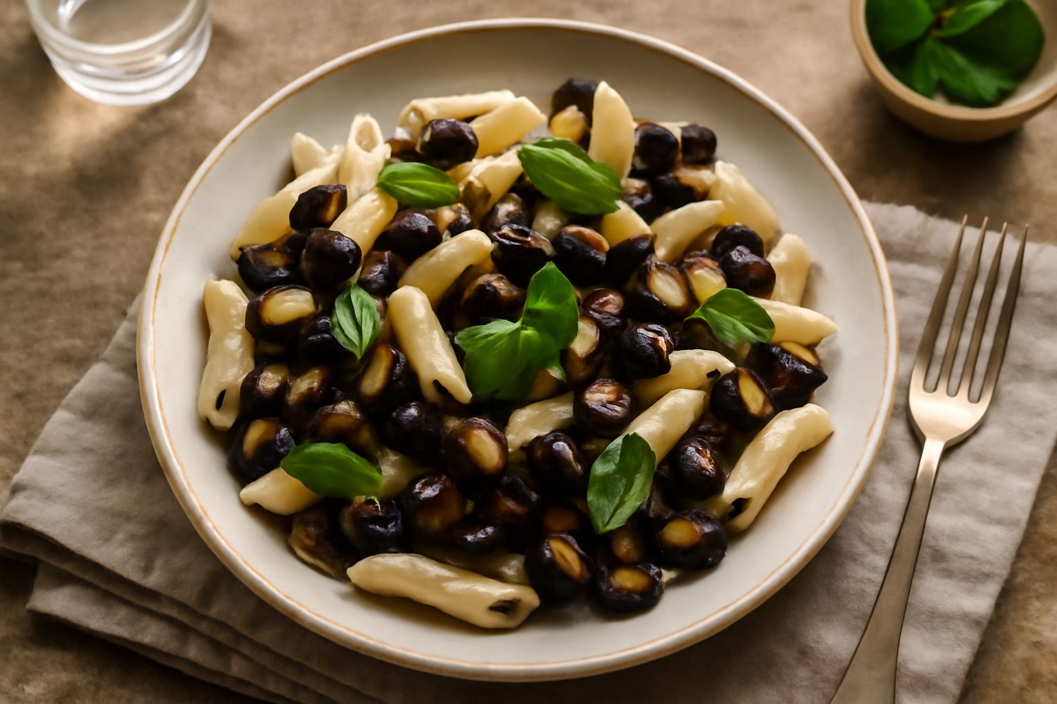 Pasta con le melanzane fredda