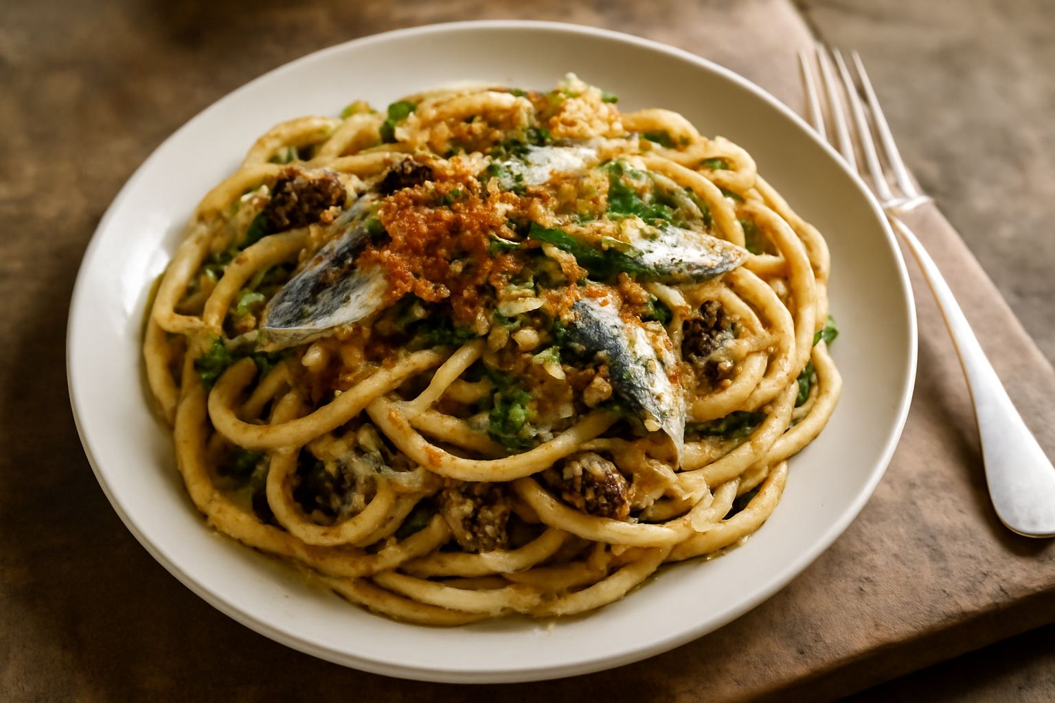 Pasta con le sarde: il piatto che non è solo sardinian