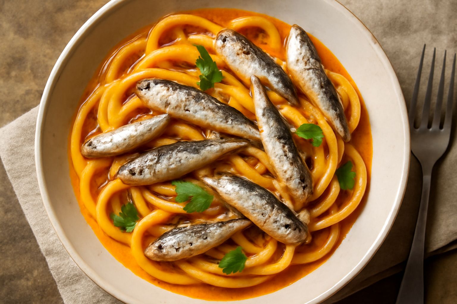 Pasta con le sarde selvatiche