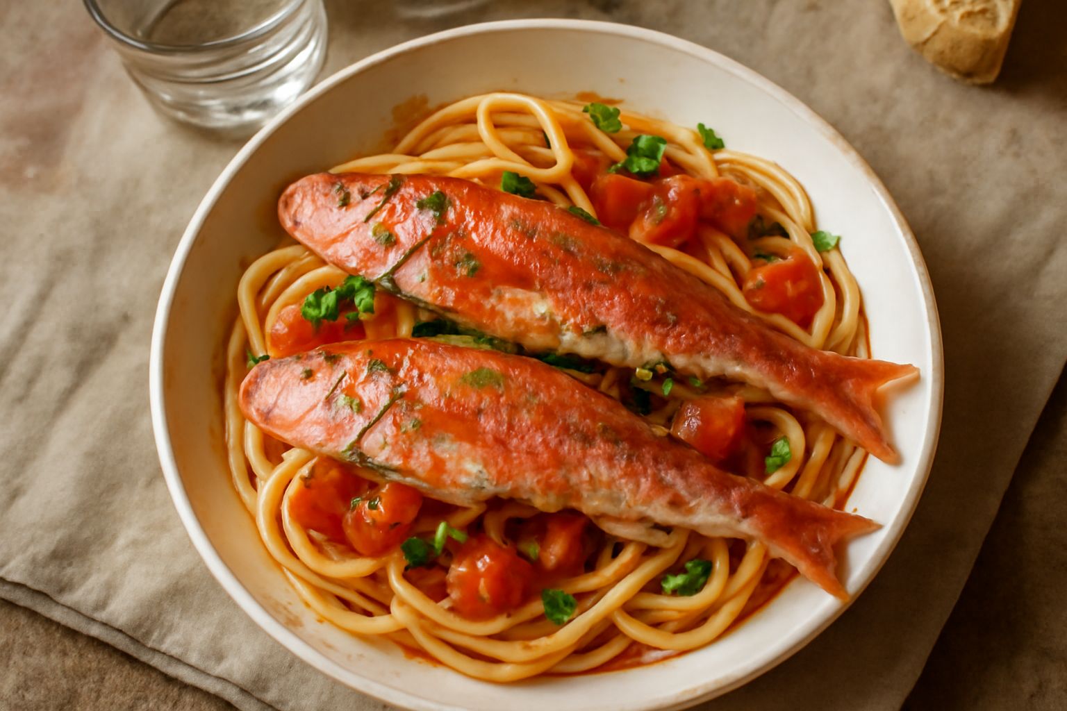 Pasta con le triglie