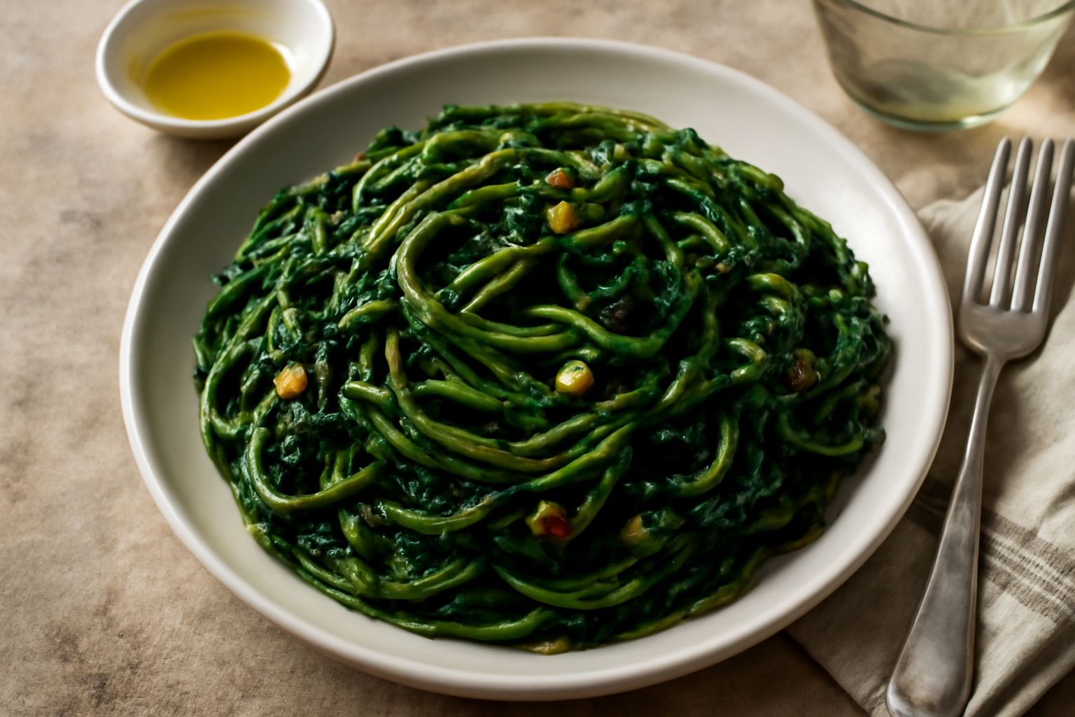 Pasta con le verdure di campo