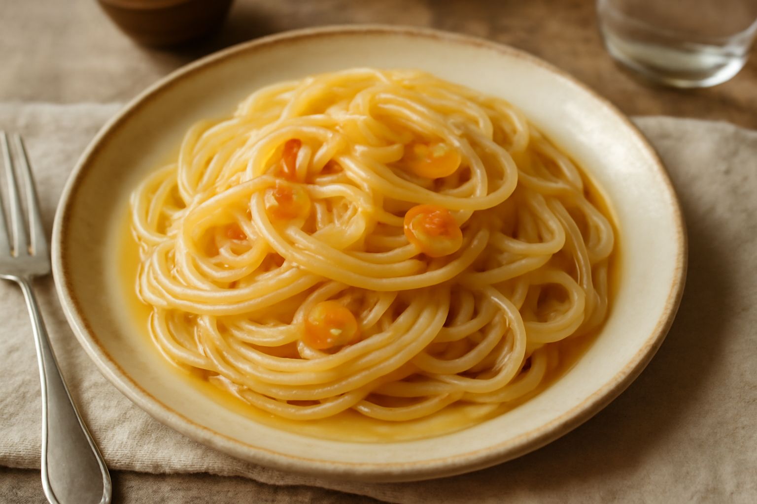 Pasta cu' la salsa d'aglio