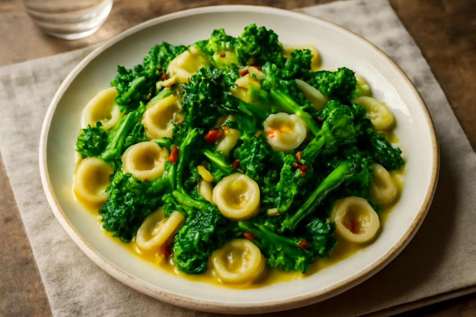 Pasta e broccoli di rapa