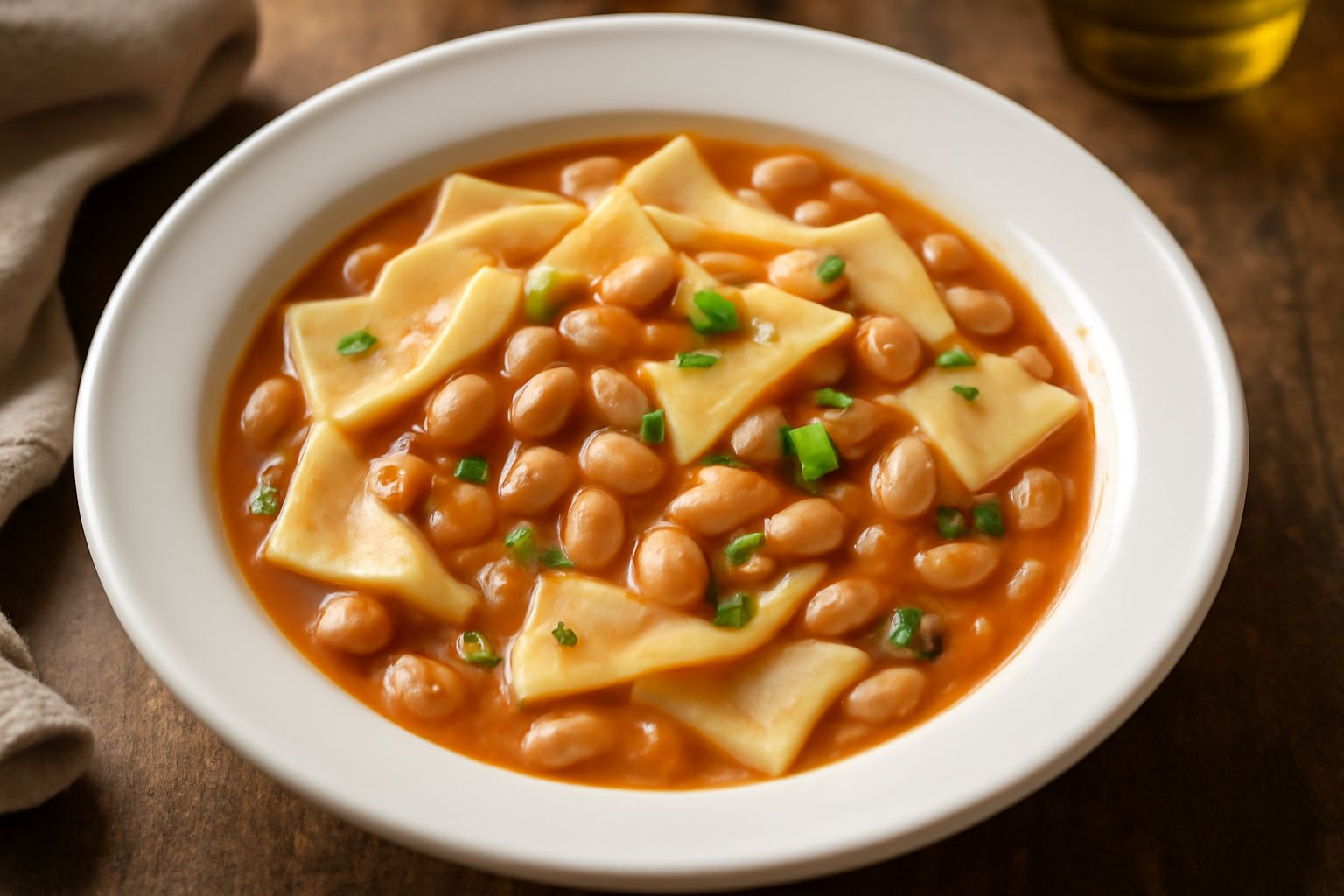 Pasta e fagioli con maltagliati