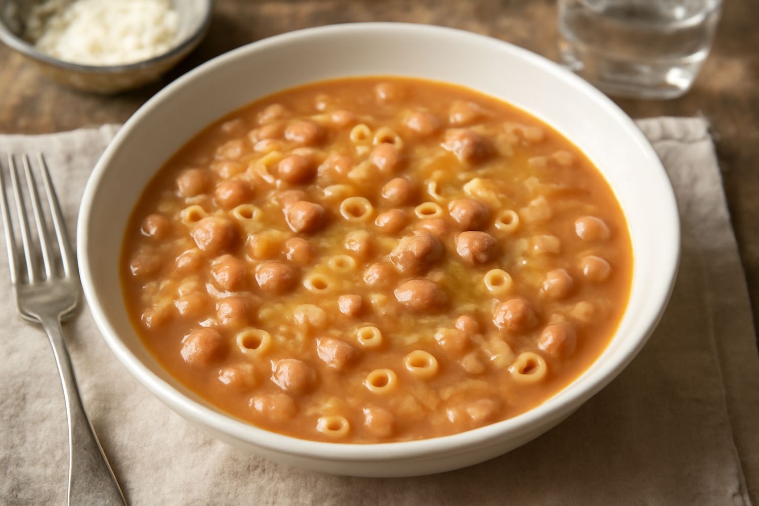 Pasta e fagioli condimento