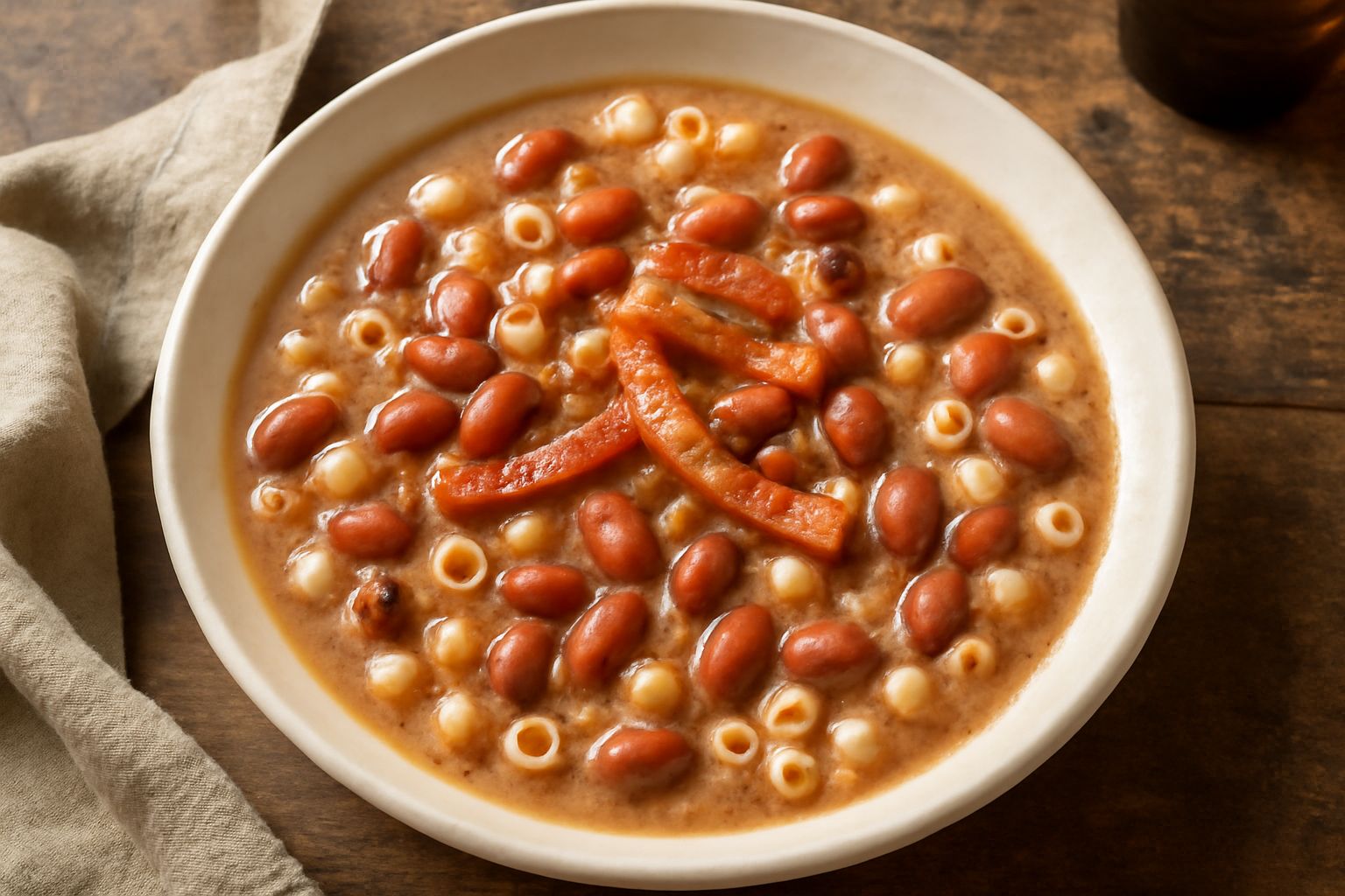 Pasta e fagioli friulana